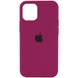 Чохол Silicone Case Full Protective (AA) для Apple iPhone 12 Pro Max (6.7 "), Бордовий / Maroon