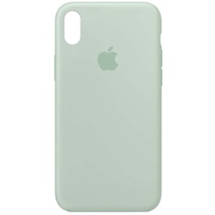 Чохол Silicone Case Full Protective (AA) для Apple iPhone X (5.8 ") / XS (5.8"), Бирюзовый / Beryl