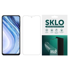 Захисна гідрогелева плівка SKLO (екран) (тех.пак) для Samsung Galaxy M21s, Прозрачный