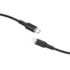 Дата кабель Acefast MFI C2-01 USB-C to Lightning zinc alloy silicone (1.2m) Black