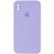 Чехол Silicone Case Square Full Camera Protective (AA) для Apple iPhone XS Max (6.5") Сиреневый / Dasheen