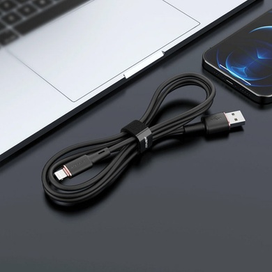 Дата кабель Acefast MFI C2-02 USB-A to Lightning zinc alloy silicone (1.2m) Black