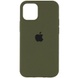 Чохол Silicone Case Full Protective (AA) для Apple iPhone 12 Pro Max (6.7 "), Зеленый / Dark Olive