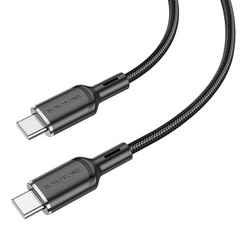 Дата кабель Borofone BX90 Cyber Type-C to Type-C (1m), Black