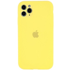 Чехол Silicone Case Full Camera Protective (AA) для Apple iPhone 11 Pro (5.8") Желтый / Canary Yellow