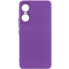 Чохол Silicone Cover Lakshmi Full Camera (A) для Tecno Pop 6 Pro, Фіолетовий / Purple