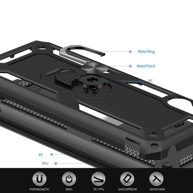 Ударостійкий чохол Serge Ring for Magnet для Xiaomi Redmi 9A