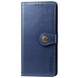 Кожаный чехол книжка GETMAN Gallant (PU) для Samsung Galaxy A71 Синий