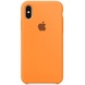 Чехол Silicone Case (AA) для Apple iPhone X (5.8") / XS (5.8") Оранжевый / Papaya