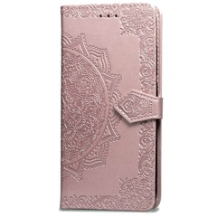 Шкіряний чохол (книжка) Art Case з візитницею для Xiaomi Redmi 7A, Рожевий