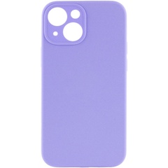 Чехол Silicone Case Full Camera Protective (AA) NO LOGO для Apple iPhone 15 Plus (6.7") Сиреневый / Dasheen