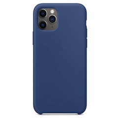 Чохол Silicone Case without Logo (AA) для Apple iPhone 11 Pro (5.8"), Синий / Aqua Blue