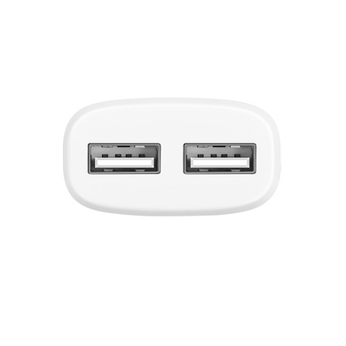 МЗП Hoco C12 Dual USB Charger 2.4A, Білий