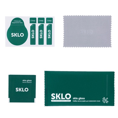 Защитное стекло SKLO 5D (full glue) для Samsung Galaxy S10 Lite