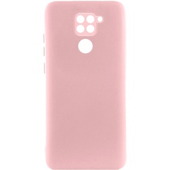 Чохол Silicone Cover Lakshmi Full Camera (A) для Xiaomi Redmi Note 9 / Redmi 10X, Рожевий / Pink