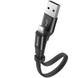 Дата кабель Baseus Nimble Portable USB to Lightning (23см) (CALMBJ-B01), Чорний