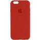 Чохол Silicone Case Full Protective (AA) для Apple iPhone 6/6s (4.7 "), Червоний / Dark Red