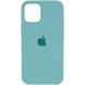 Чохол Silicone Case Full Protective (AA) для Apple iPhone 12 Pro Max (6.7 "), Бирюзовый / Marine Green