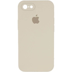 Чохол Silicone Case Square Full Camera Protective (AA) для Apple iPhone 6/6s (4.7"), Бежевий / Antique White