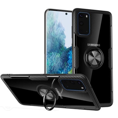 TPU+PC чехол Deen CrystalRing под магнитный держатель для Samsung Galaxy S20