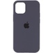Чохол Silicone Case Full Protective (AA) для Apple iPhone 12 Pro Max (6.7 "), Серый / Dark Grey