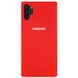 Чехол Silicone Cover Full Protective (AA) для Samsung Galaxy Note 10 Plus Красный / Red