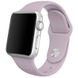 Силіконовий ремінець для Apple watch 42mm/44mm/45mm/49mm, Сірий / Lavender