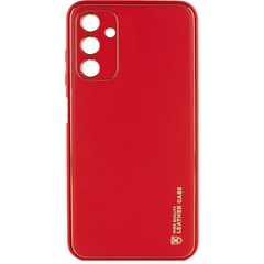 Кожаный чехол Xshield для Samsung Galaxy A25 5G Красный / Red