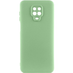 Чехол Silicone Cover Lakshmi Full Camera (AAA) для Xiaomi Redmi Note 9s / Note 9 Pro /Note 9 Pro Max Мятный / Mint