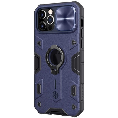 TPU+PC чохол Nillkin CamShield Armor (шторка на камеру) для Apple iPhone 12 Pro Max (6.7 "), Синій