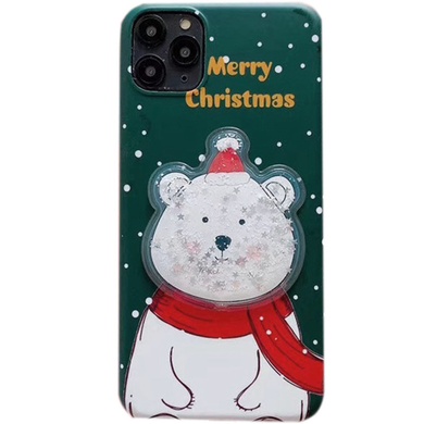 TPU чехол Merry Christmas с жидкостью для Apple iPhone 11 Pro (5.8")