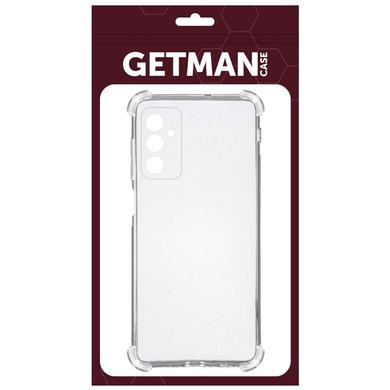 TPU чехол GETMAN Ease logo усиленные углы для Samsung Galaxy M34 5G Бесцветный (прозрачный)