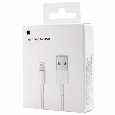 Дата кабелю Apple Lightning to USB 2m (Original) (MD819ZM/A), Білий