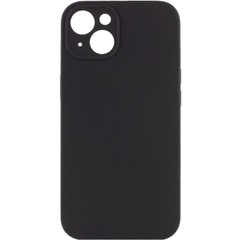 Чехол Silicone Case Full Camera Protective (AA) NO LOGO для Apple iPhone 15 Plus (6.7") Черный / Black