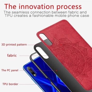 TPU+Textile чехол Mandala с 3D тиснением для Huawei Honor 9X (China)