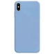 Силиконовый чехол Candy для Apple iPhone XS Max (6.5") Голубой / Lilac Blue