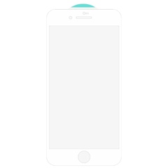 Захисне скло SKLO 3D (full glue) для Apple iPhone 7 plus / 8 plus (5.5 "), Білий