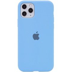 Чохол Silicone Case Full Protective (AA) для Apple iPhone 11 Pro (5.8"), Блакитний / Cornflower