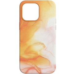 Шкіряний чохол Figura Series Case with MagSafe для Apple iPhone 11 (6.1"), orange