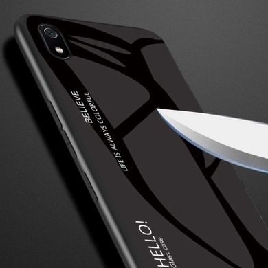 TPU+Glass чехол Gradient HELLO для Xiaomi Redmi 7A