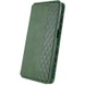 Кожаный чехол книжка GETMAN Cubic (PU) для Samsung Galaxy A25 5G Зеленый
