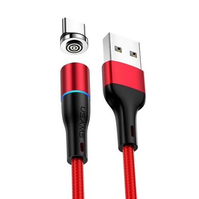 Дата кабель USAMS US-SJ353 U32 Magnetic USB to Type-C (1m) (2.4A)