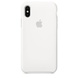 Чехол Silicone Case (AA) для Apple iPhone X (5.8") / XS (5.8") Белый / White