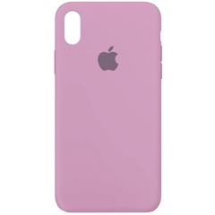 Чохол Silicone Case Full Protective (AA) для Apple iPhone X (5.8 ") / XS (5.8"), Лиловый / Lilac Pride
