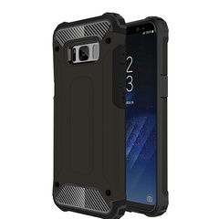 Броньований протиударний TPU + PC чохол Immortal для Samsung G950 Galaxy S8, Чорний