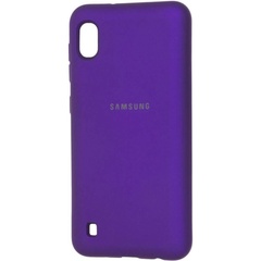 Чохол Silicone Cover Full Protective (AA) для Samsung Galaxy A10 (A105F), Фіолетовий / Purple