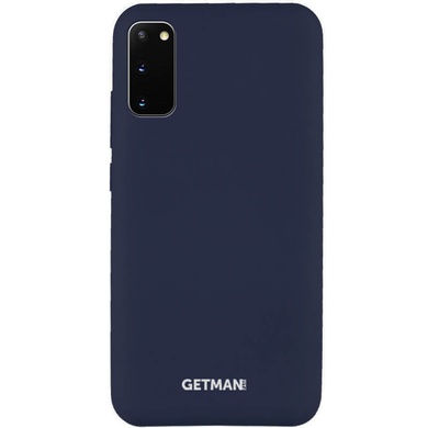 Чехол Silicone Cover GETMAN for Magnet для Samsung Galaxy S20
