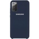 Чехол Silicone Cover (AAA) для Samsung Galaxy Note 20 Синий / Midnight blue