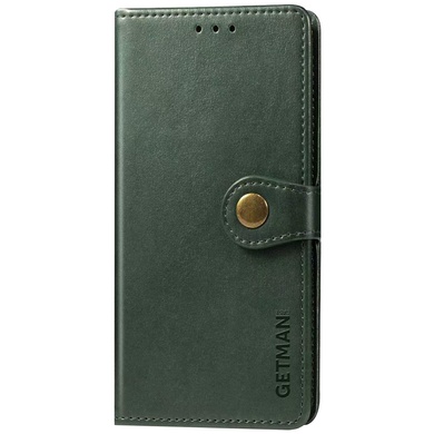 Шкіряний чохол книжка GETMAN Gallant (PU) для Samsung Galaxy A51, Зелений