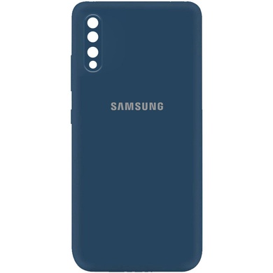 Чохол Silicone Cover My Color Full Camera (A) для Samsung Galaxy A50 (A505F) / A50s / A30s, Синій / Navy Blue